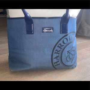 Blue Harrods tote!